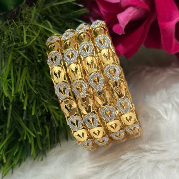 Shreenath Sales 2Tone Plated Bangles Set