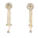 Hania Jewels Gold Plated Austrain Stone Dangler Earrings