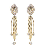 Hania Jewels Gold Plated Austrain Stone Dangler Earrings
