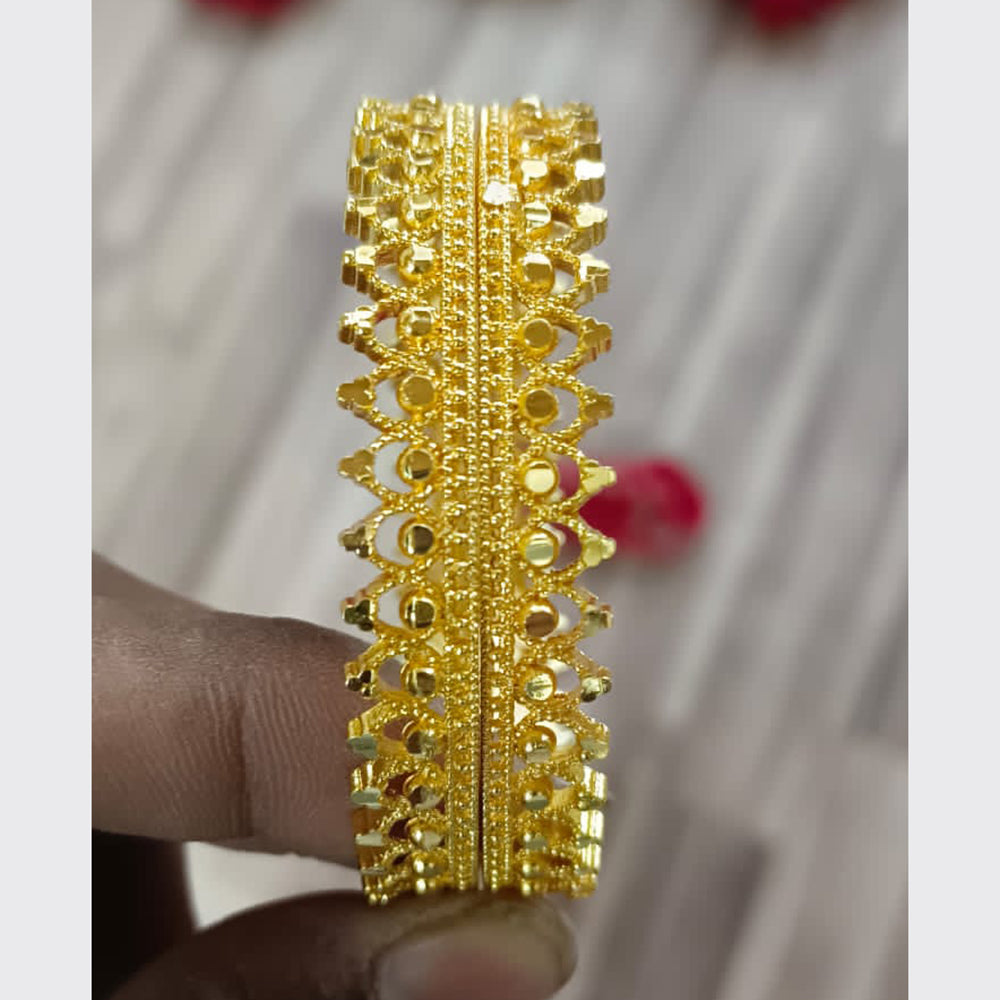 Shreenath Sales Gold Plated Bangles Set