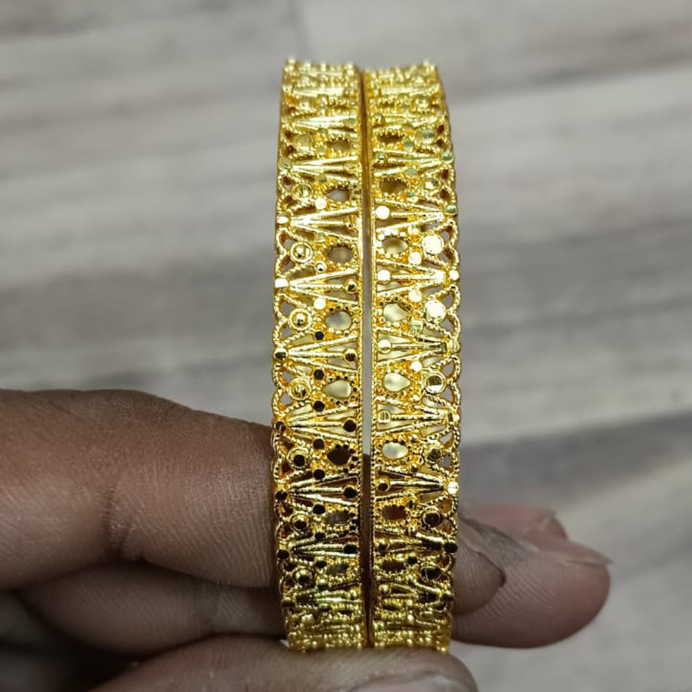 Shreenath Sales Gold Plated Bangles Set