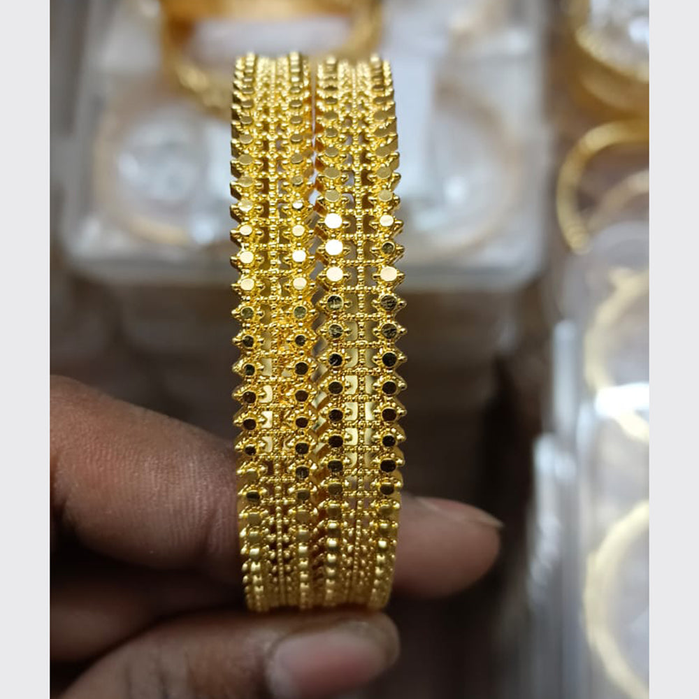 Shreenath Sales Gold Plated Bangles Set
