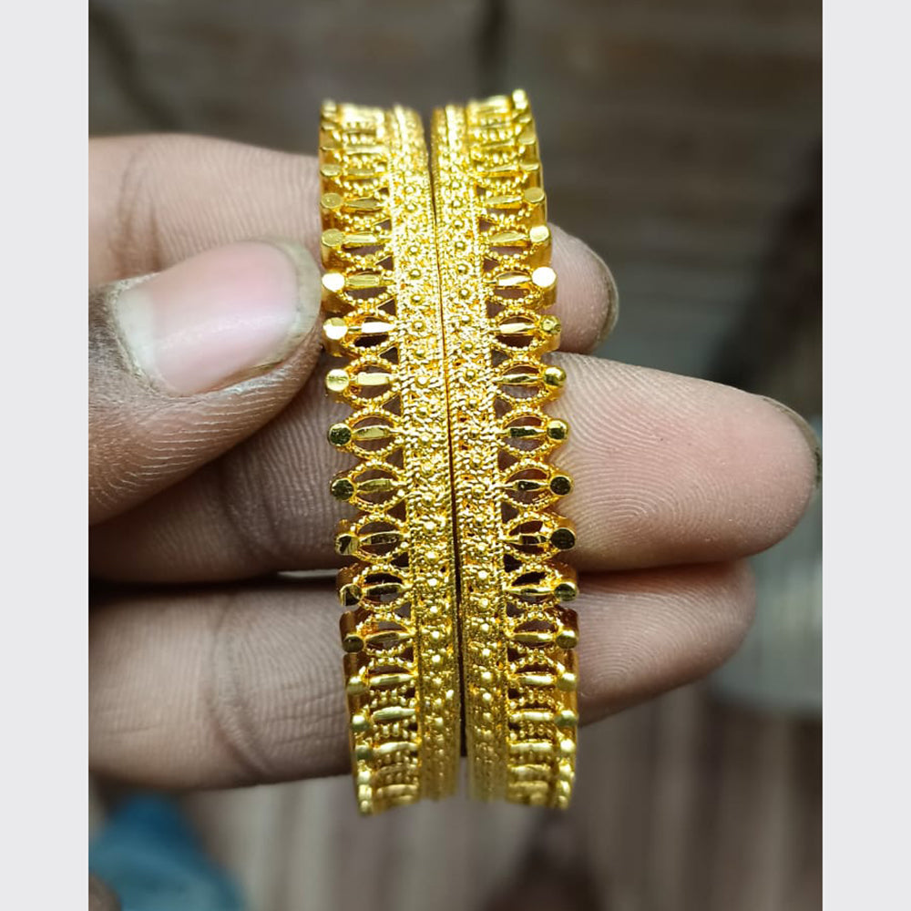 Shreenath Sales Gold Plated Bangles Set