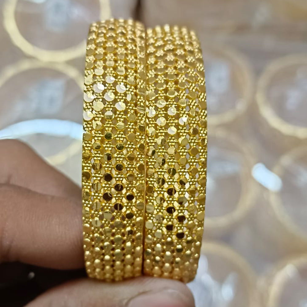 Shreenath Sales Gold Plated Bangles Set