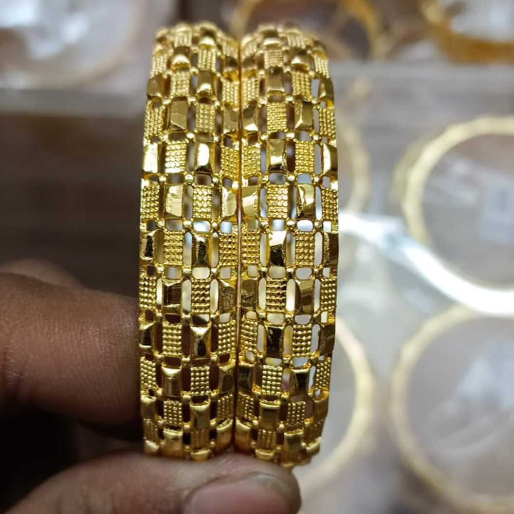 Shreenath Sales Gold Plated Bangles Set
