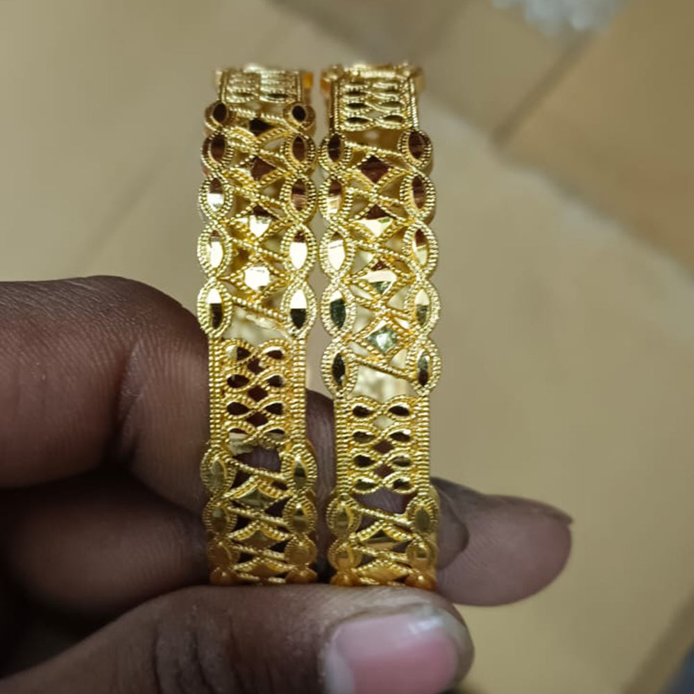 Shreenath Sales Gold Plated Bangles Set