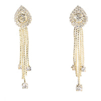 Hania Jewels Gold Plated Austrain Stone Dangler Earrings