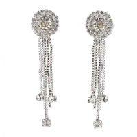 Hania Jewels Silver Plated Austrain Stone Dangler Earrings