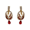 Hania Jewels Gold Plated Austrain Stone Dangler Earrings