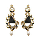 Hania Jewels Gold Plated Austrain Stone Dangler Earrings