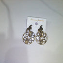Hania Jewels Gold Plated Austrain Stone Dangler Earrings