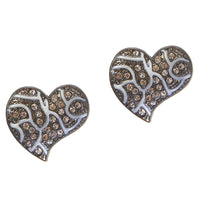 Hania Jewels Silver Plated Austrain Stone Studs Earrings