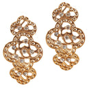 Hania Jewels Gold Plated Austrain Stone Dangler Earrings