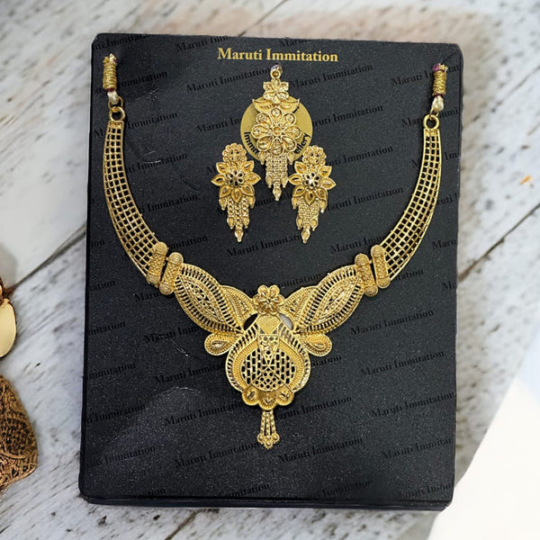 Maruti Immitation Gold Plated Necklace Set