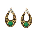 Hania Jewels Elegant Traditional Pota Stone Dangler Earrings