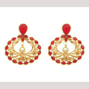 Hania Jewels Traditional Round Shape and Pearl Dangler Earrings