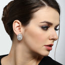Urthn Cubic Zirconia Stone Classic Stud Earrings