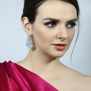 Urthn Premium Quality Cubic Zirconia Stone Dangler Earrings