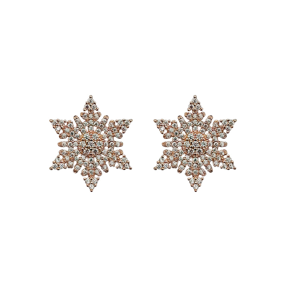 Urthn Cubic Zirconia Stone Classic Stud Earrings