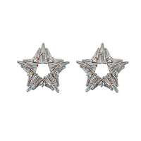 Urthn Cubic Zirconia Stone Classic Stud Earrings