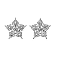 Urthn Cubic Zirconia Stone Classic Stud Earrings