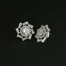 Urthn Cubic Zirconia Stone Classic Stud Earrings