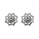 Urthn Cubic Zirconia Stone Classic Stud Earrings