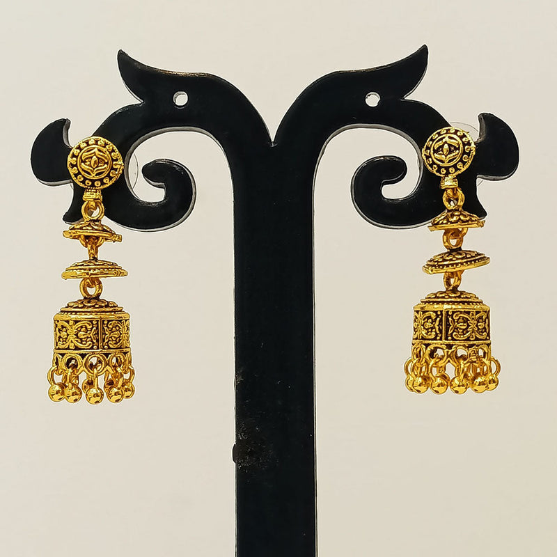 Dariyalal Sales Gold Plated Jhumki Earrings