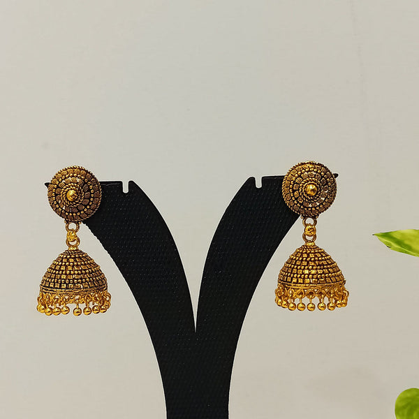 Dariyalal Sales Gold Plated Jhumki Earrings