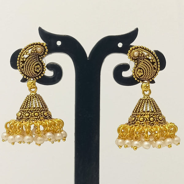 Dariyalal Sales Gold Plated Jhumki Earrings