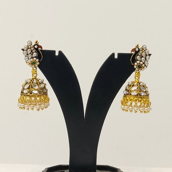 Dariyalal Sales Gold Plated Jhumki Earrings