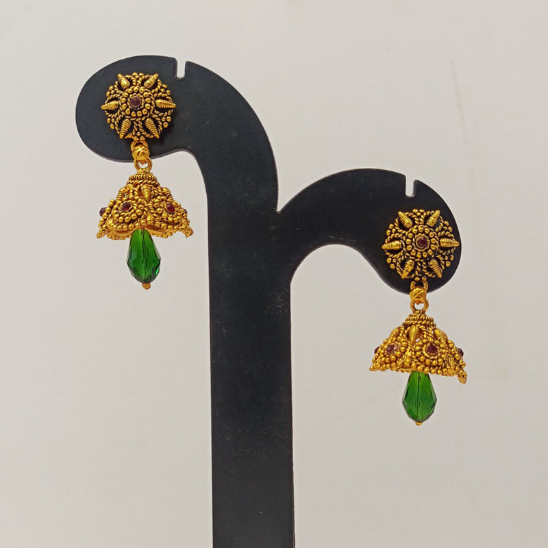 Dariyalal Sales Gold Plated Jhumki Earrings