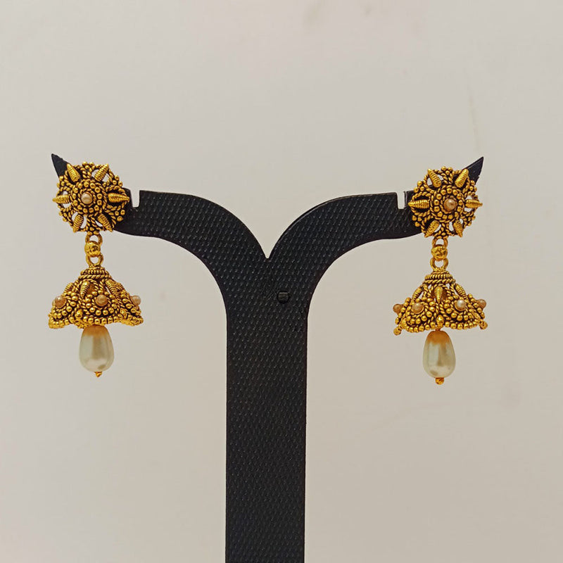 Dariyalal Sales Gold Plated Jhumki Earrings