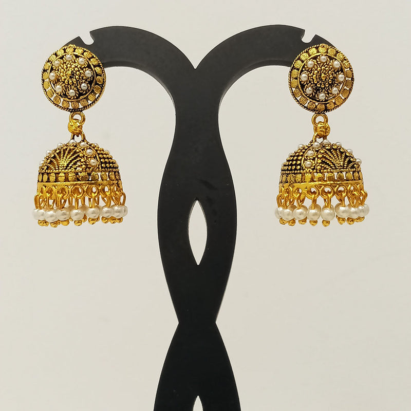 Dariyalal Sales Gold Plated Jhumki Earrings