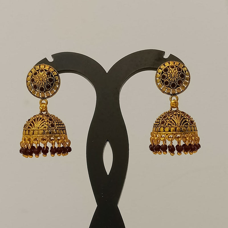 Dariyalal Sales Gold Plated Jhumki Earrings