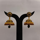 Dariyalal Sales Gold Plated Beads Jhumki Earrings