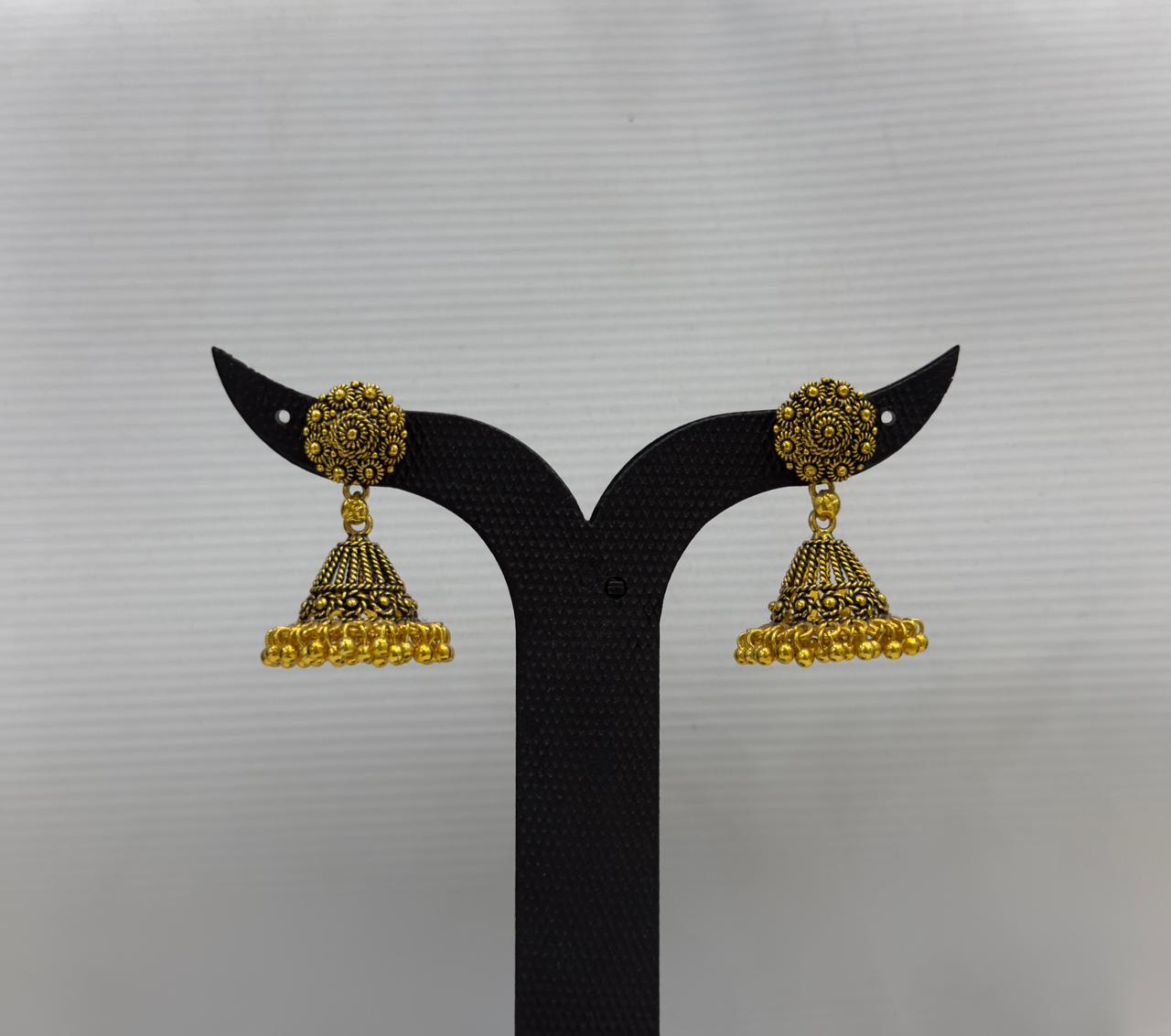 Dariyalal Sales Royal Pearl Ethnic Jhumki Earrings (Pack of 12 & 24)