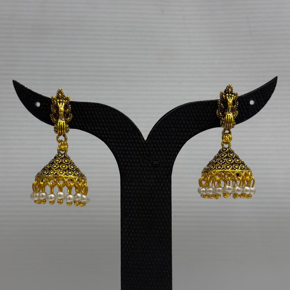 Dariyalal Sales Royal Pearl Ethnic Jhumki Earrings (Pack of 12 & 24)