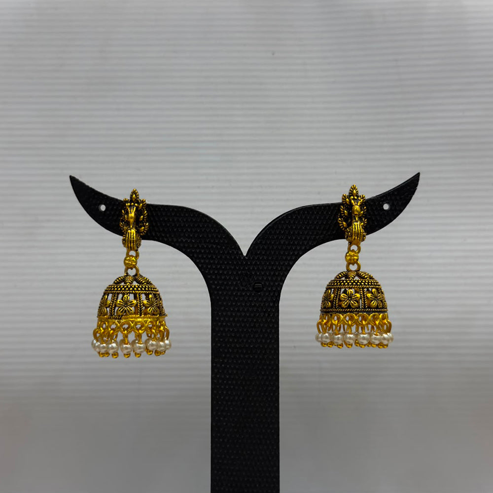 Dariyalal Sales Royal Pearl Ethnic Jhumki Earrings (Pack of 12 & 24)