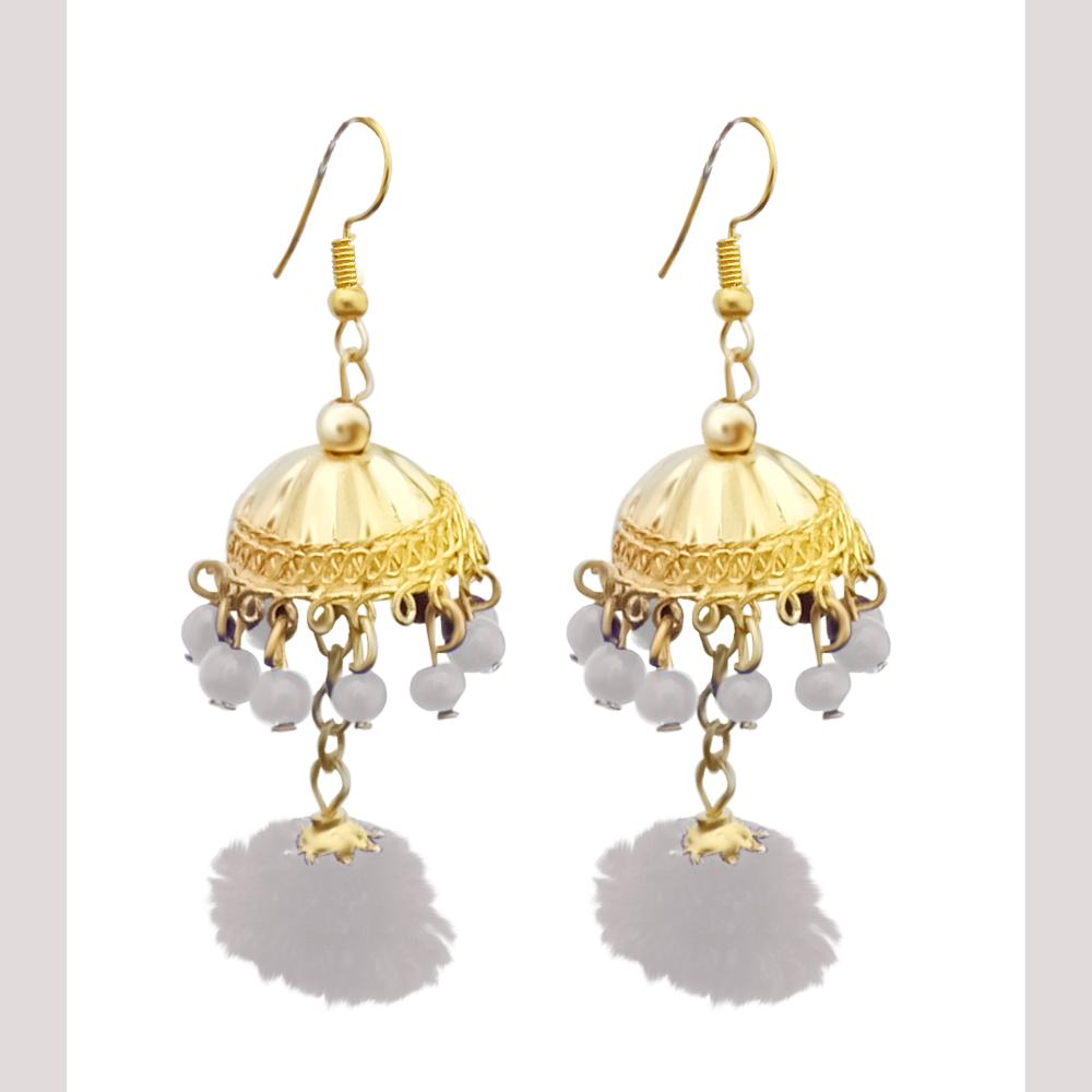 Hania Jewels Traditional Pom Poms and Dome Earrings