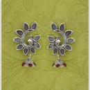 Hania Jewels Peacock Design Oxidized Jhumki Earrings