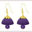 Hania Jewels Elegant Silk Thread Jhumka Earrings