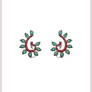 Hania Jewels Peacock Design Studs Earrings