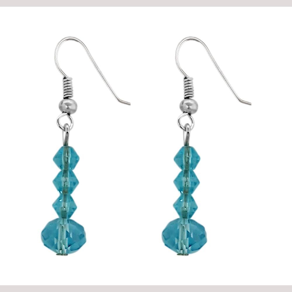 Hania Jewels Simple Glass Bead Earrings
