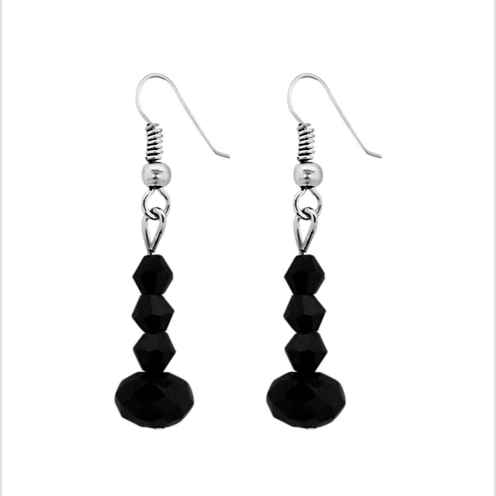 Hania Jewels Simple Glass Bead Earrings