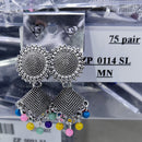 VM Imitation Oxidised Plated Beads Dangler Earrings