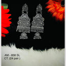 VM Imitation Oxidised Plated Jhumki Earrings