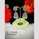 VM Imitation Oxidised Plated Jhumki Earrings