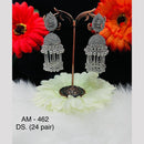 VM Imitation Oxidised Plated Jhumki Earrings