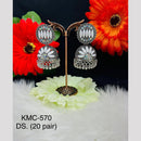VM Imitation Oxidised Plated Jhumki Earrings